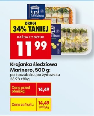 Krajanka śledziowa 500 g po kaszubsku promocja w Biedronka