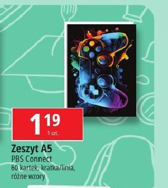 Zeszyt a5/60k. kratka Pbs connect polska promocja