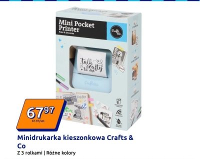 Minidrukarka kieszonkowa z 3 rolkami promocja w Action