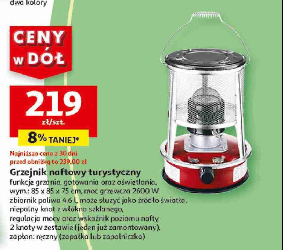 Grzejnik naftowy aladdin Extralink promocja