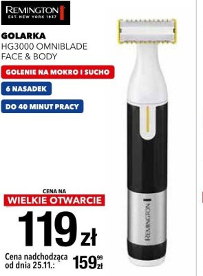 Golarka REMINGTON HG3000 OMNIBLADE FACE & BODY promocja w RTV EURO AGD