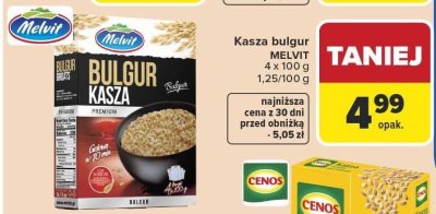 Kasza bulgur Melvit promocja w Carrefour Market