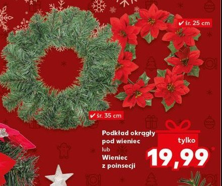 Podkład pod wieniec 35 cm promocja