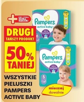 Pieluchy Pampers Active Baby promocja w Biedronka