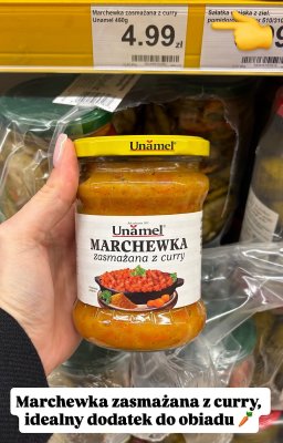 Marchewka zasmażana z curry  promocja w Dino