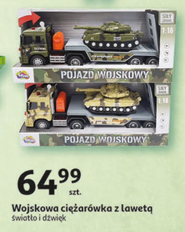 Ci臋偶ar贸wka wojskowa Pro kids promocja