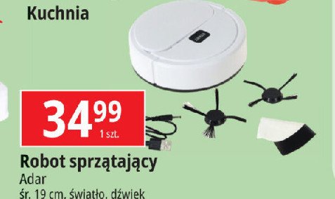 Robot sprzątający na baterie Adar promocja w Leclerc