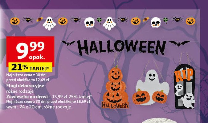 Flaga halloween promocja