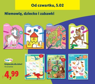 Książeczka dla dzieci lupilu promocja w Lidl