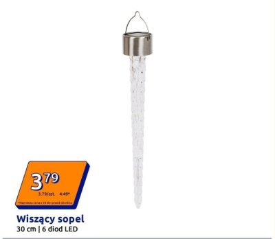 Wiszący sopel LED 30 cm promocja w Action