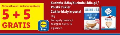 Cukier Kuchnia Lidla/Kuchnia Lidla.pl / Polski Cukier biały kryształ promocja w Lidl