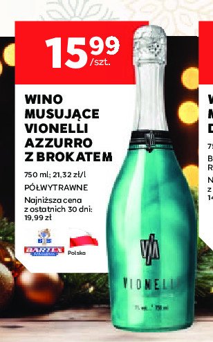 Wino VIONELLI AZZURRO promocja w Stokrotka