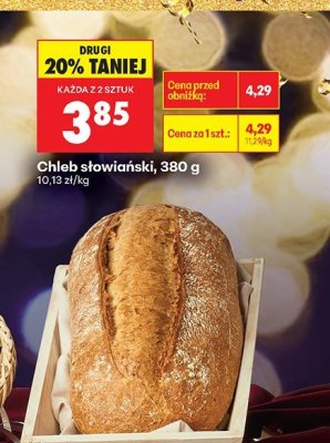 Chleb słowiański, 380 g promocja w Biedronka