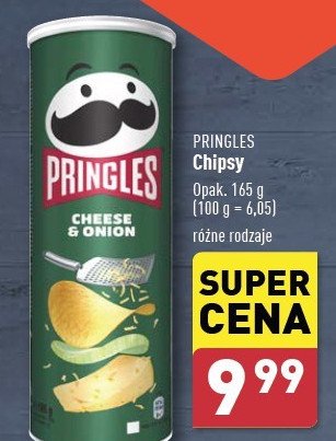 Chipsy serowo-cebulowe Pringles promocja