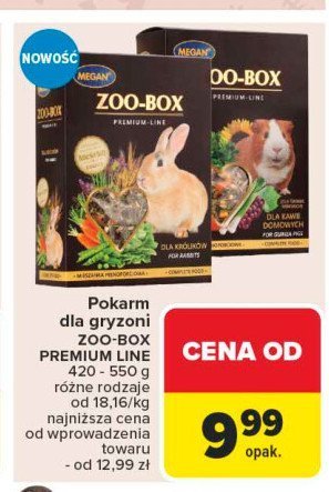 Karma dla świnki morskiej MEGAN ZOO-BOX promocja