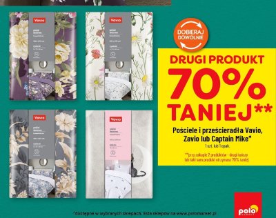 Pościel i prześcieradła Vavio, Zavio lub Captain Mike 1 szt. lub 1 opak. promocja w POLOmarket