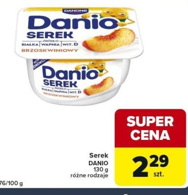 Serek Danio brzoskwiniowy promocja w Globi