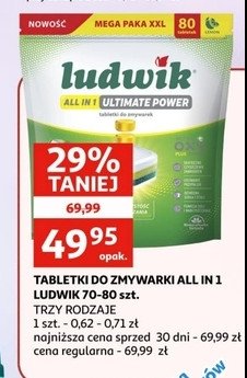 Tabletki do zmywarek lemon Ludwik promocja