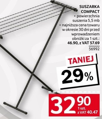 Suszarka COMPACT Vileda promocja w Selgros