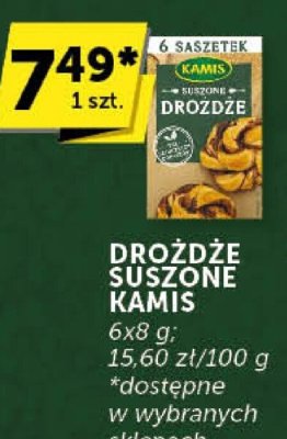Drożdże suszone Kamis promocja w Groszek