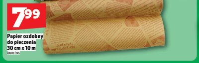 Papier ozdobny do pieczenia 30 cm x 10 m promocja w TOPAZ