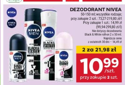 Antyperspirant original Nivea promocja