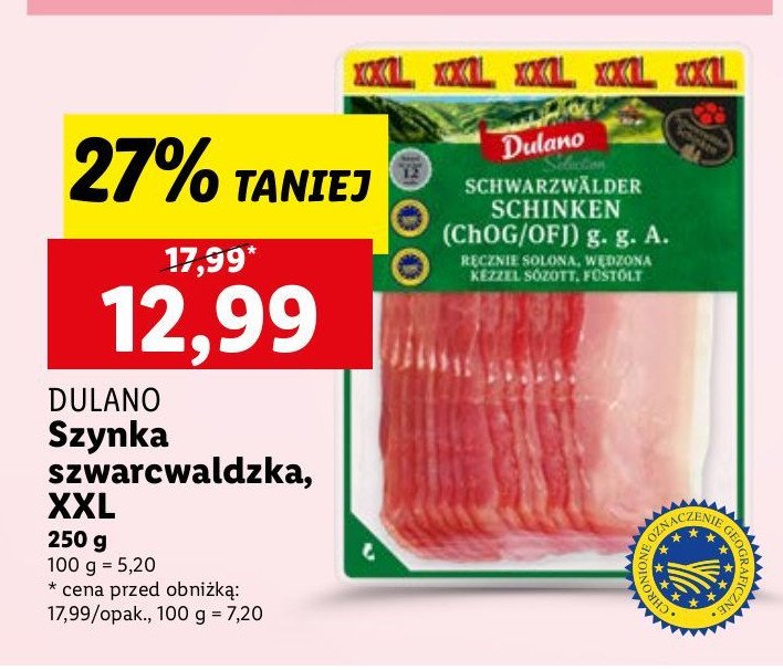 Szynka szwarcwaldzka Dulano promocja w Kaufland