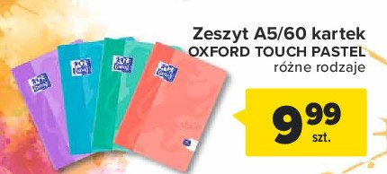 Zeszyt a5 60 kartek kratka pastel Oxford promocja
