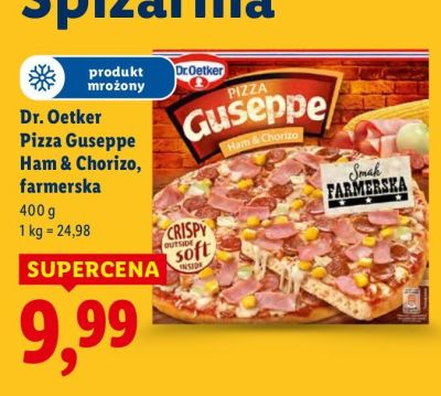 Pizza Guseppe Ham & Chorizo farmerska promocja w Lidl
