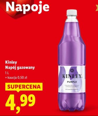 Napój gazowany Kinley Purple promocja w Lidl