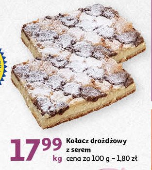 Kołacz drożdżowy z serem promocja