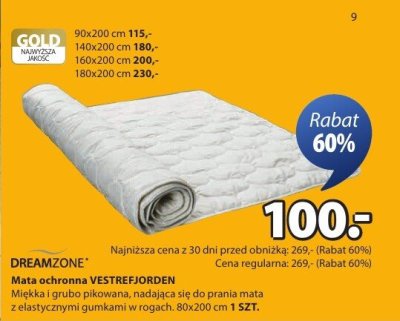 Mata ochronna VESTREFJORDEN promocja w Jysk