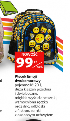 Plecak emoji promocja
