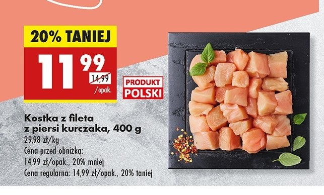 Paski fileta z piersi kurczaka promocja