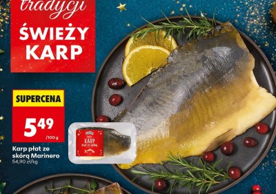 Karp płat ze skórą  promocja w Biedronka