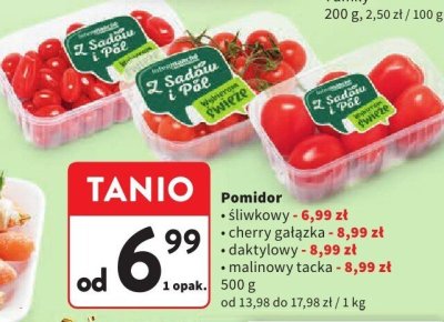 Pomidor cherry gałązka promocja w Intermarche