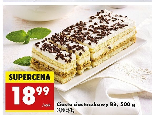 Ciasto ciasteczkowy bit promocja w Biedronka