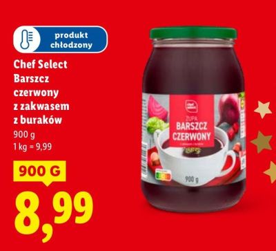 Barszcz czerwony z zakwasem z buraków  promocja w Lidl
