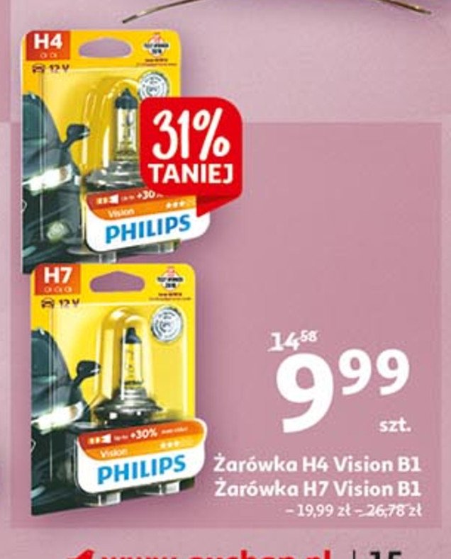 Żarówka h7 vision Philips promocja
