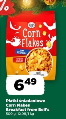 Płatki śniadaniowe Corn Flakes Breakfast from Bell's promocja w Netto