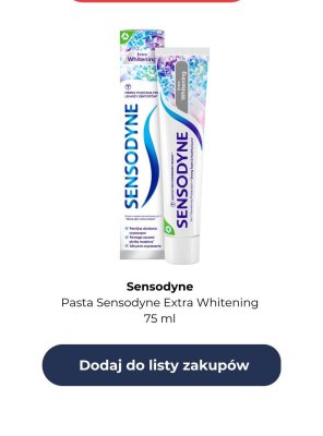 Pasta do zębów Extra Whitening, 75 ml promocja w Lidl