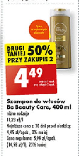 Szampon do włosów smooth & repaired Be beauty care promocja