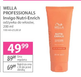 Odżywka do włosów WELLA INVIGO NUTRI-ENRICH promocja