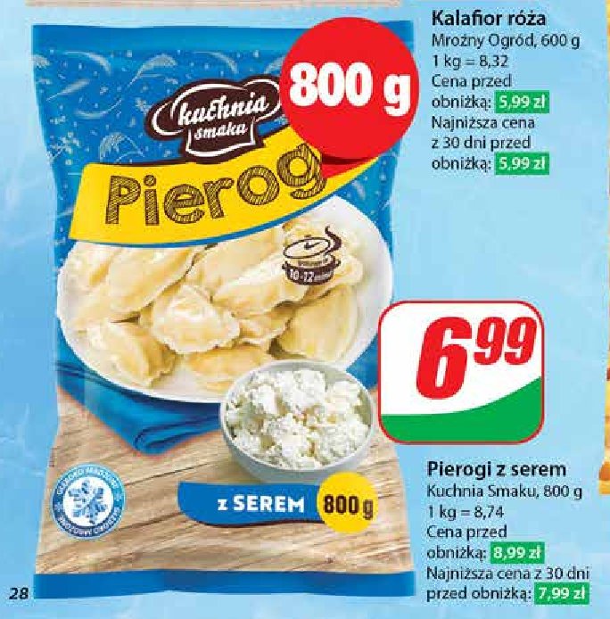 Pierogi z serem Kuchnia smaku promocja