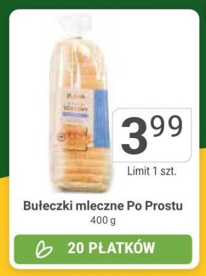 Bułeczki mleczne Po Prostu promocja w Stokrotka