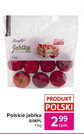 Jabłka z polskich sadów Simpl promocja
