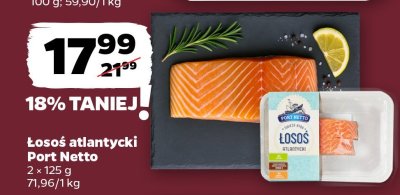 Łosoś atlantycki promocja w Netto