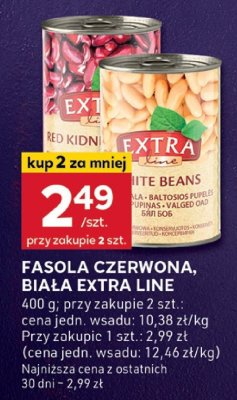 Fasola czerwona, biała EXTRA LINE promocja w Stokrotka
