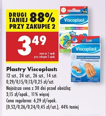 Plastry wodoodporne Viscoplast promocja