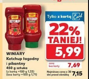 Ketchup pikantny Winiary promocja